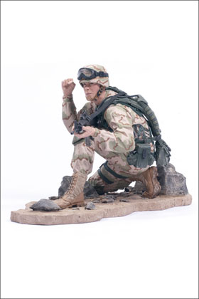 McFarlane's Military Redeployed Army Ranger toy soldier