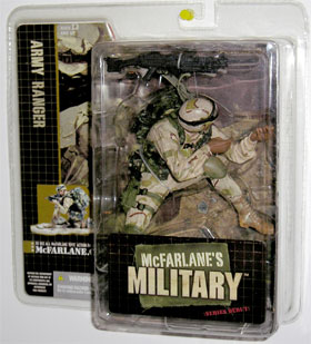 McFarlane's Military Series 1 Army Ranger African American toy soldier
